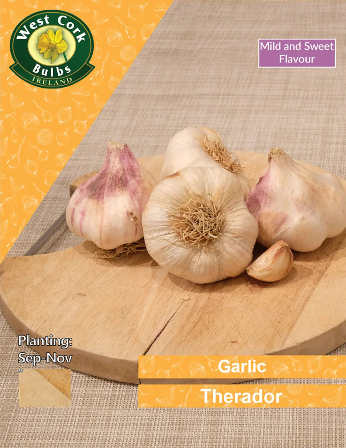 Therador Garlic Bulbs Ireland Small Packs & Bulk Available Seeds