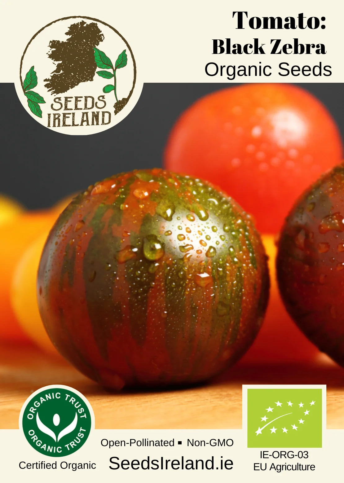 Tomato: Black Zebra Organic Seed