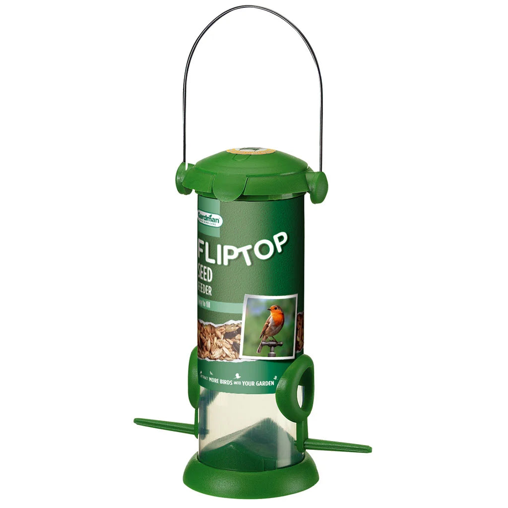 Flip Top Bird Seed Feeder