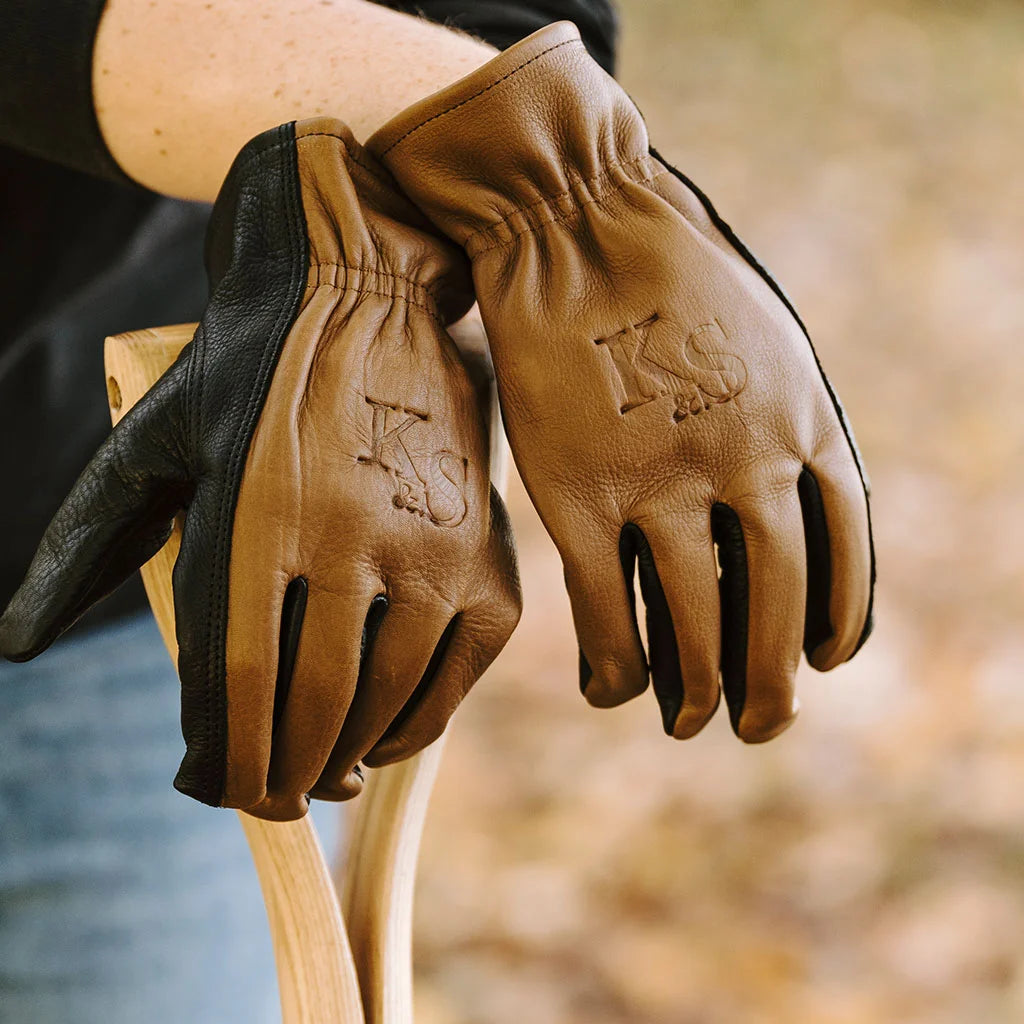 Superweiche Gartenhandschuhe aus Leder – Kent &amp; Stowe SureFit – Klein bis Groß