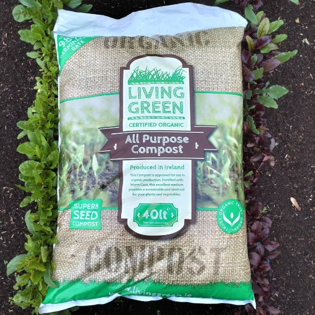 Composter Green Organic Seed Compost | Microgreens Compost | Fine | Seeds Ireland