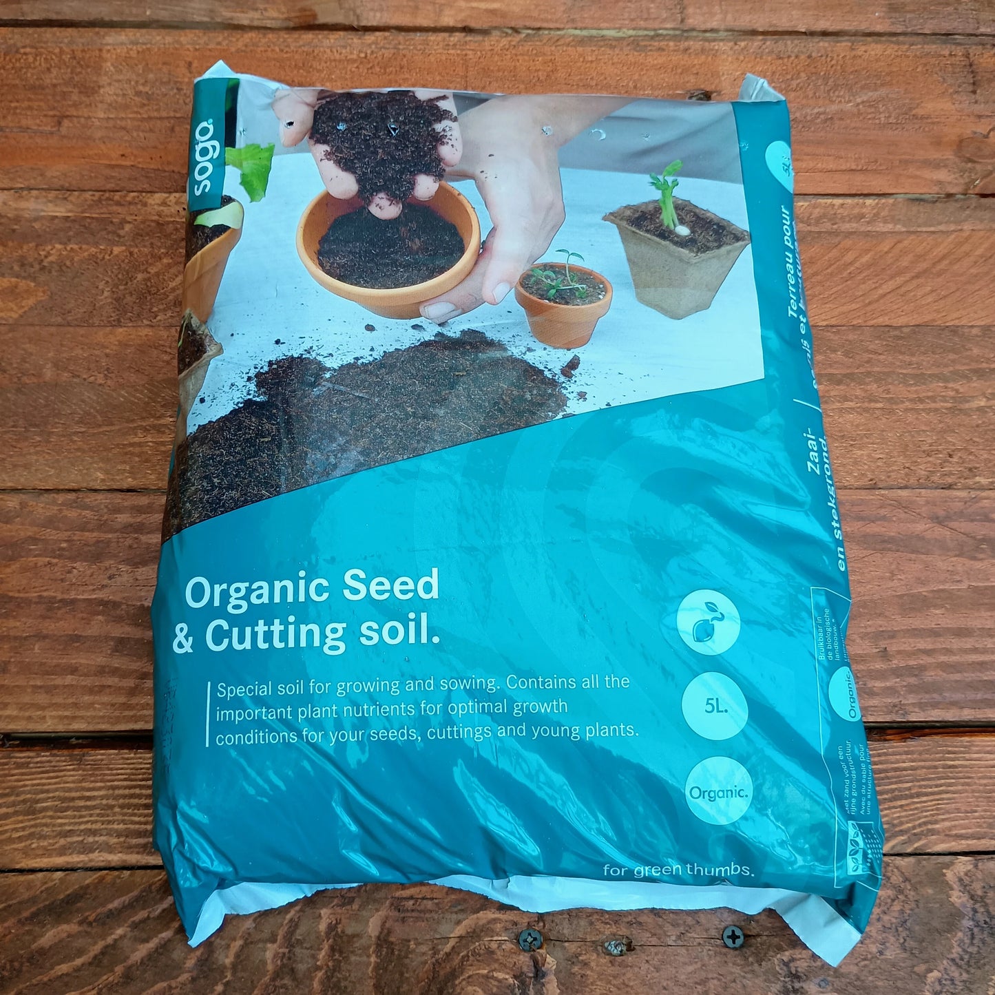 Organic Seed & Cutting Compost - 5 Litres