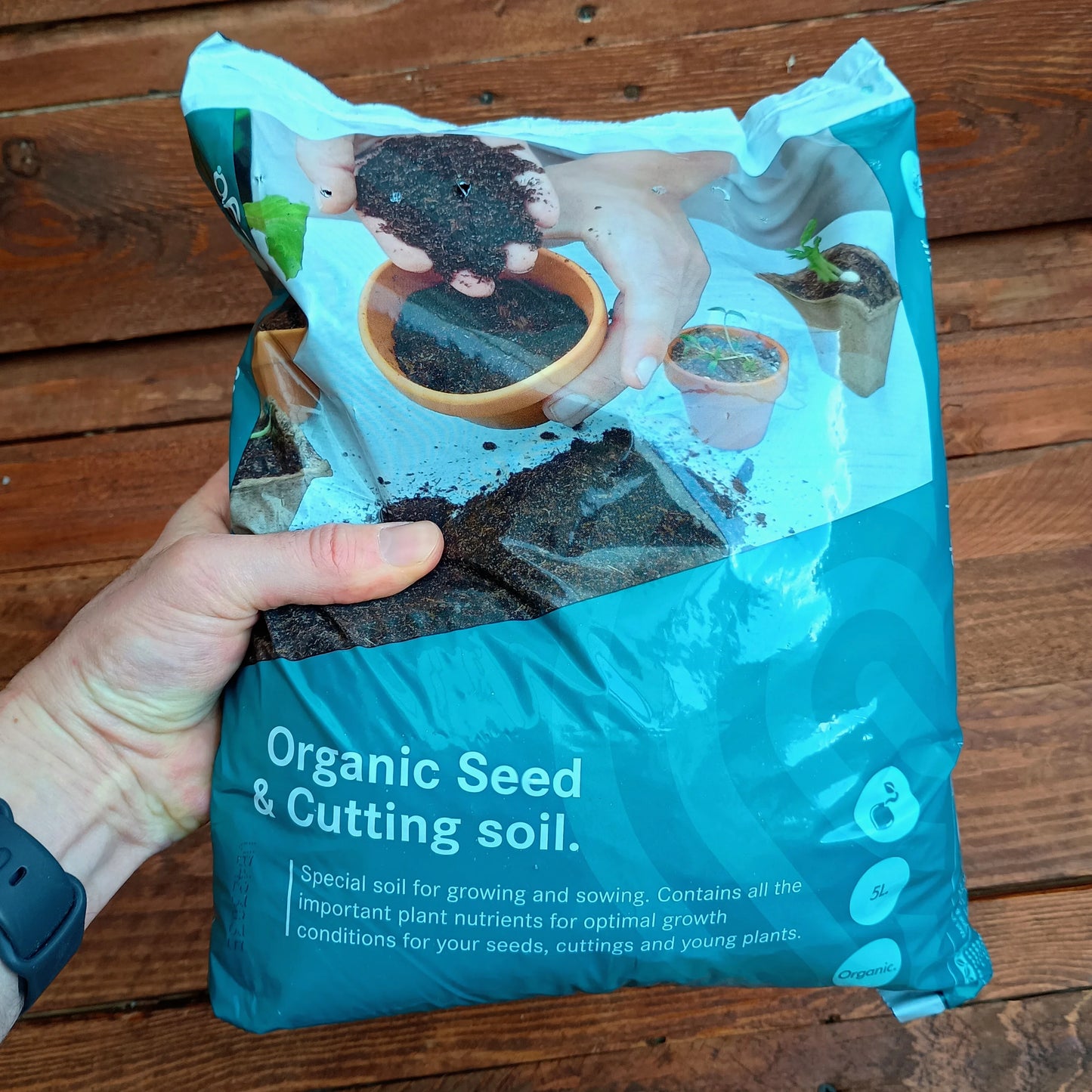 Organic Seed & Cutting Compost - 5 Litres