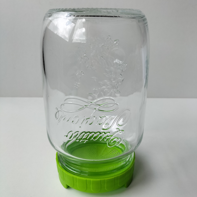 1000ml Sprouting Jar With Food Safe Straining Lid