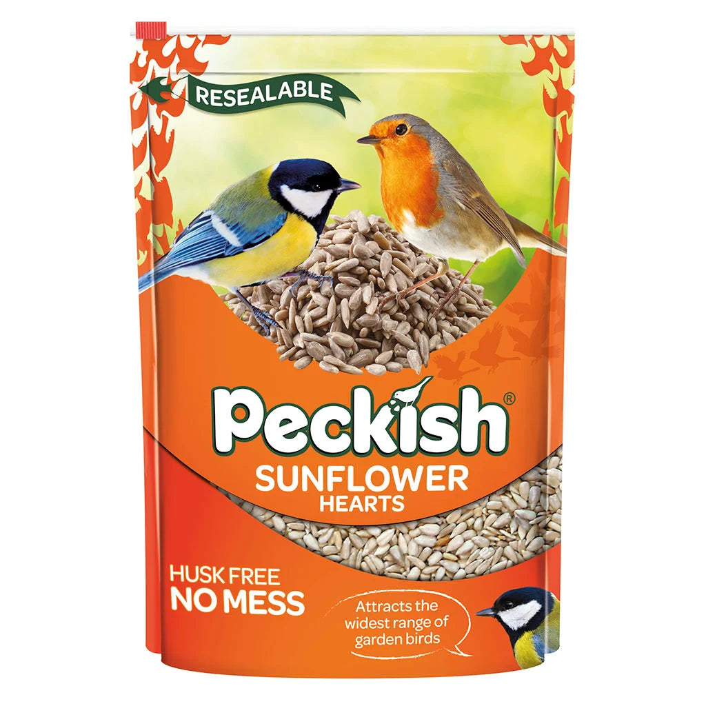 Sunflower Hearts For Birds - Peckish 1kg